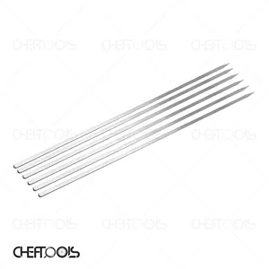 سیخ باریک صنعتی (چنجه) استیل 65×1 5 نگیر(6 عددی)