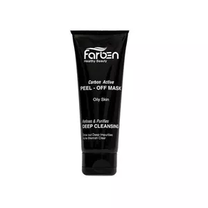 ماسک زغال ورقهای صورت فاربن مدل Peel-Off حجم 75 میلیلیتر، کاهش چربی، رفع جوش سرسیاه، کوچککننده منافذ، روشنکننده و