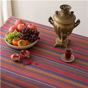 زیر سفره ای مدل جاجیم طرح رنگارنگ 
