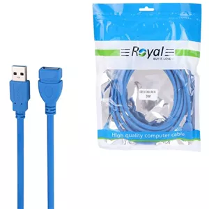 کابل افزایش طول USB3.0 رویال Royal طول 3 متر 