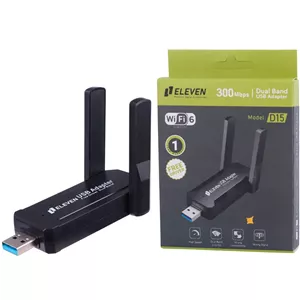 کارت شبکه بی سیم آنتن دار Eleven D15 300Mbps