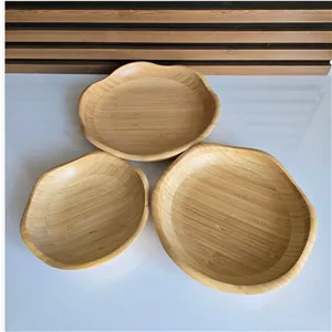میوه خوری سه تیکه بامبو وارداتی 