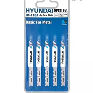 تیغ اره عمود بر آهن هیوندای مجموعه 5 عددی مدل HT-118A