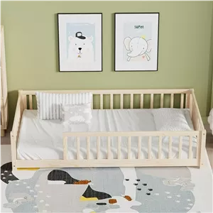 تخت خواب چوبی یک نفره مدل کلاسیک A3 سایز 20090 سانتیمتر