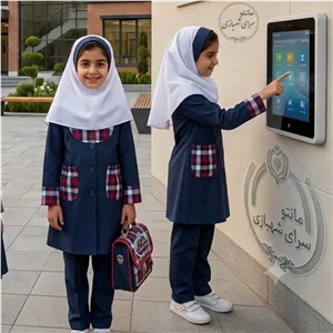 روپوش و شلوار و مقنعه مدرسه.لباس فرم و مقنعه مدرسه.