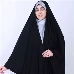 چادر عربی ساده سوپر ابریشم کره بسیار سبک و ریزشی