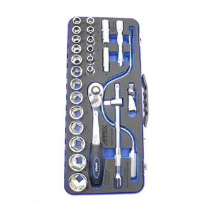 آچار بکس اپکس مدل YP-12DRIVE-APX-1527 مجموعه 27 عددی