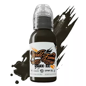 رنگ تاتو ورد فیمس اسپرسو WORLD FAMOUS INK قهوهای تیره ESPRESSO رنگ تتو وردفیمس world famous espresso حجم 15 میل 