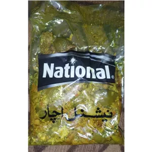 ترشی انبه یک کیلو ناسیونال پاکستان ، طعم شور و روغنی 
