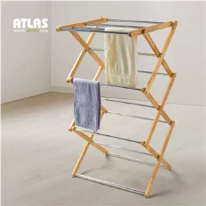 بندرخت استیل چوب اطلس ATLAS مدل مهسان کد 319