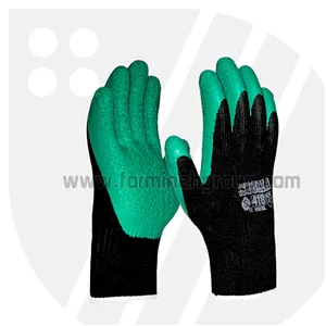 دستکش ایمنی ضدبرش لاتکس طبیعی دو سوم کد418
