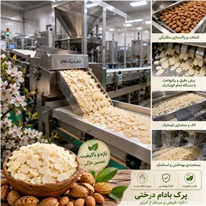 پرک بادام درختی درشت 5کیلوگرم(محصول عمده ارزان)