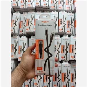 کابل شارژ ماکسوم MOXOM مدل دوسر Type-C