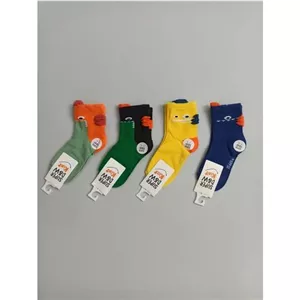 جوراب پسرانه بچگانه نخ پنبه باکیفیت 1 تا 8 سال