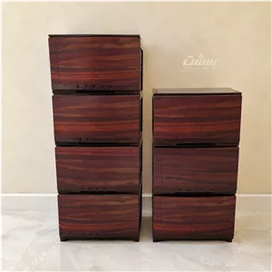 فایل دراور کشویی 4 طبقه تسا مارینا طرح چوب