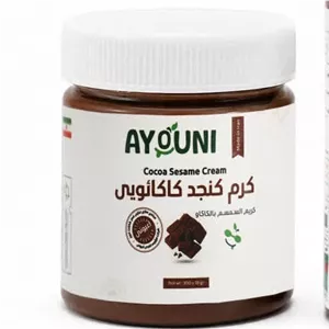 کرم کنجد شکلاتی اعیونی