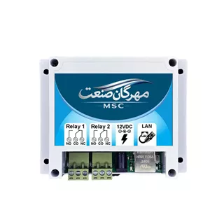 ماژول رله تحت شبکه مهرگان صنعت