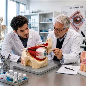 مولاژ چشم انسان کد Anatomical model