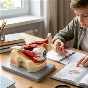 آناتومی مدل مولاژ چشم انسان با نمایش ماهیچه