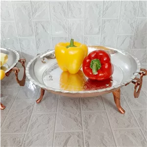 دیس گرد مسی زنجان پایه دار قطر 33 5