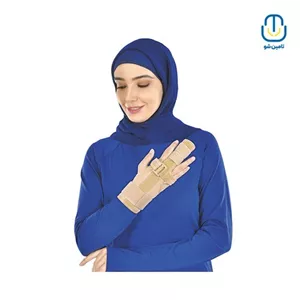 آتل انگشت مچی نئوپرنی کرم پاک سمن سایز L کد 222303182