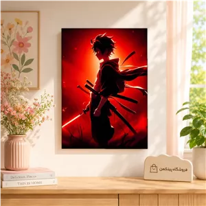 تابلو شاسی پینکمن طرح انیمه سامورایی - Anime Samurai Phone کد Jm 54