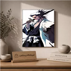 تابلو شاسی پینکمن طرح انیمه سامورایی - Anime Samurai Phone کد Jm 32
