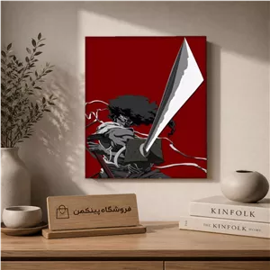 تابلو شاسی پینکمن طرح انیمه سامورایی - Anime Samurai Phone کد Jm 20