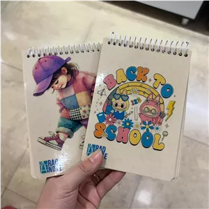 دفترچه کرافت طرحدار 