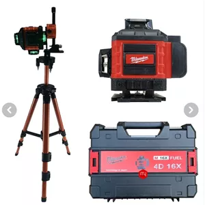 تراز لیزری میلواکی مدل M16X 4 بعدی 16 خط نور سبز 360 درجه