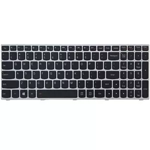 کیبورد لپ تاپ لنوو مدل IdeaPad G50-70 مشکی با فریم نقره ای