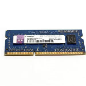 رم لپ تاپ کینگستون ظرفیت 2 گیگابایت DDR3 فرکانس 1333 مگاهرتز