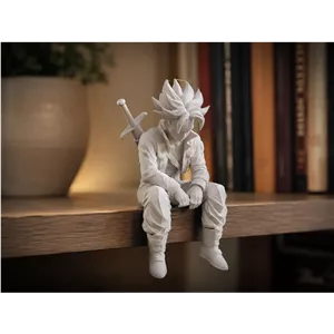 فیگور ترانکز سوپر سایان غمگین نشسته روی لبه Dragon Ball Z