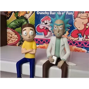 فیگورهای نشسته ریک و مورتی برای لبه قفسه Rick and Morty Shelf Sitters