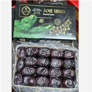 خرما یا رطب مضافتی بم نوع پرشیره سایز متوسط به بالا-12بسته 650 گرمی