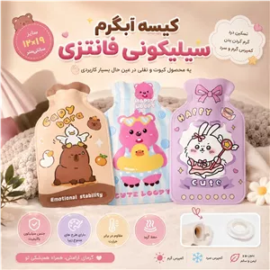  کیسه آبگرم سیلیکونی فانتری
