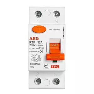 فیوز مینیاتوری محافظ جان AEG 32A