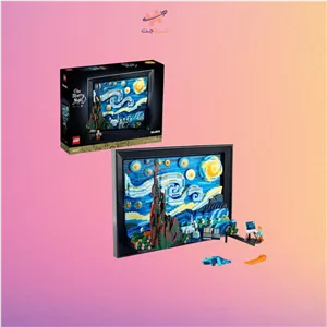 لگو21333ایدهها ونسان ون گوگ شب پرستارهLEGO 21333 Ideas Vincent van Gogh