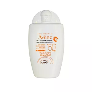 فلوئید ضد آفتاب مینرال اون SPF 50+ مناسب پوست حساس حجم 40 میلیلیتر