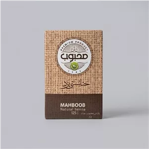 حنا سنتی پارس محبوب حناء یزد شماره 6 وزن 125 گرم رنگ دارچینی