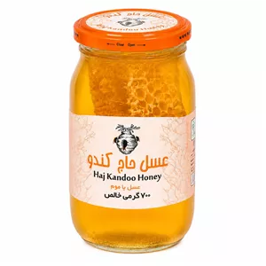 عسل طبیعی باموم بهاره حاج کندو - 700 گرم