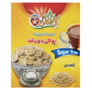 پولکی بدون قند کنجدی کامور - 150 گرم