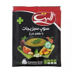 سوپ سبزیجات با طعم مرغ الیت - 80 گرم