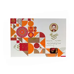 گز 38 درصد لقمه مغز پسته زعفرانی گز کرمانی - 450 گرم