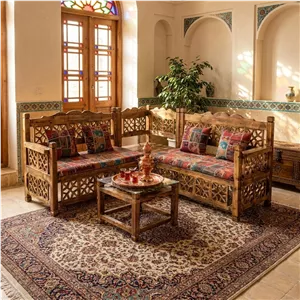مبل 5 نفره شاهان دکور مدل ال سنتی کد 021
