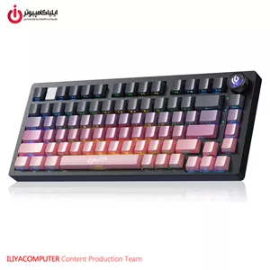کیبورد گیمینگ مکانیکال سیمدار، وایرلس و بلوتوثی آئولا مدل AULA Leobog Hi75C PRO