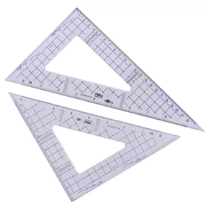 بسته 12 عددی گونیا 30 و 45 درجه تیبل Table 25cm