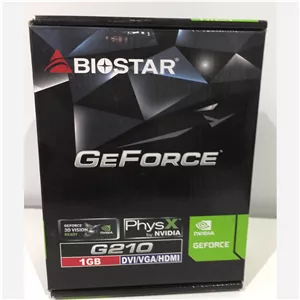 کارت گرافیک BioSTAR برند Geforce NVIDIA 1G G210