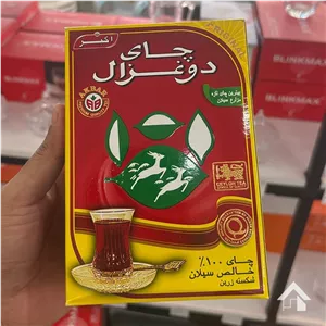 چای دوغزال قرمز شیرنشان خارجی 500 گرمی - اصل + هدیه