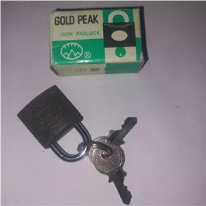 پک پنج عددی قفل آویز 20 میلی متری مدل GOLD PEAK کد غرفه 23